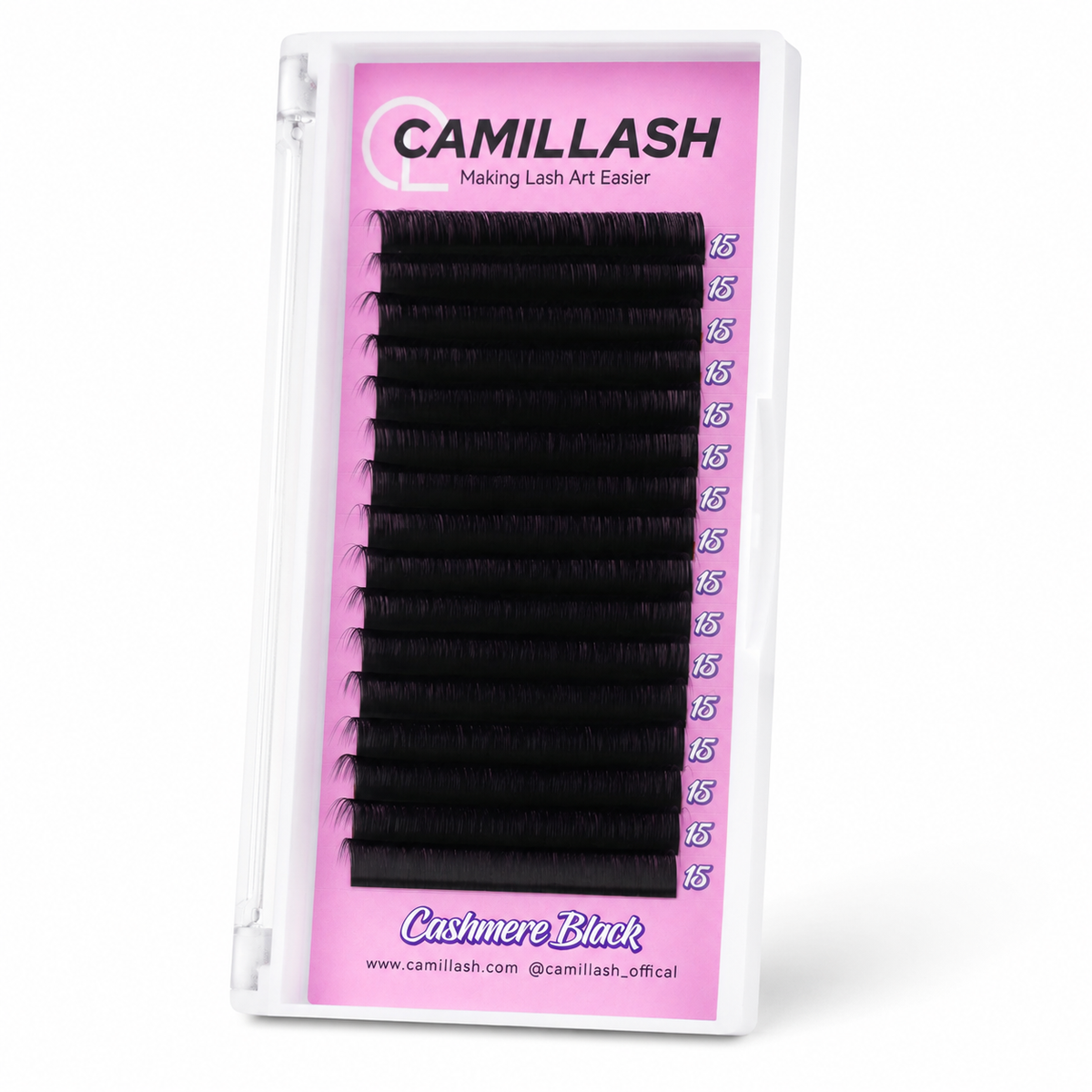 Cashmere Volume Lash Trays — 16 Rows (0.03–0.07)