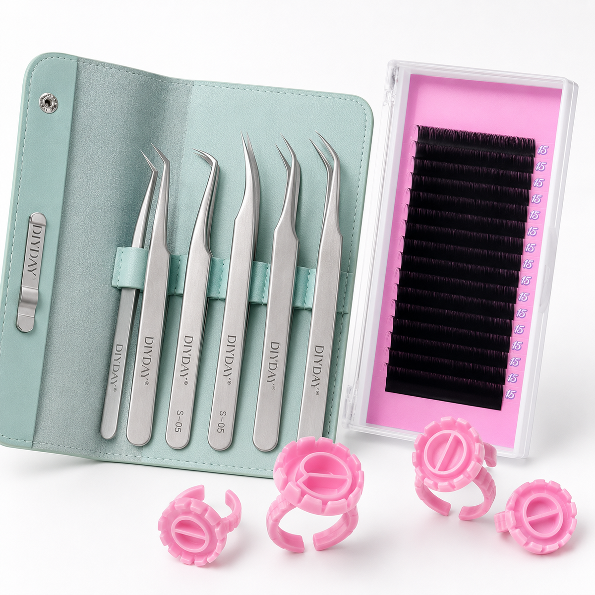 The Starter Tech Kit — Tweezers, Trays & Rings