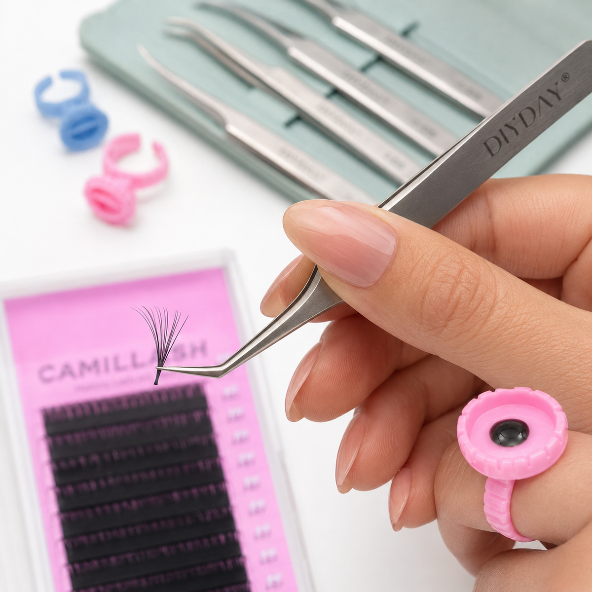 The Starter Tech Kit — Tweezers, Trays & Rings