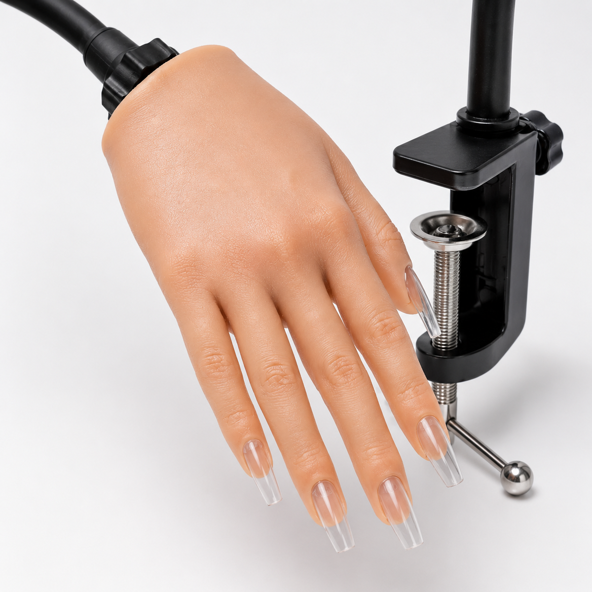 Flexible Silicone Practice Hand — Nail Training Kit