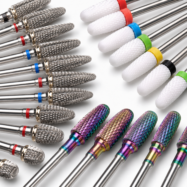 Tungsten Carbide Nail Bit Set — 10 Pc Pro Kit