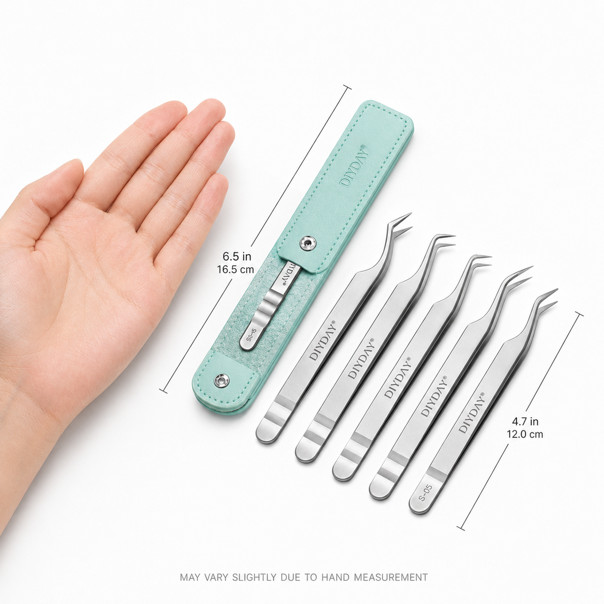 Pro Fiber-Tip Lash Tweezers — Technique Set